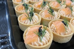 tartellette al salmone